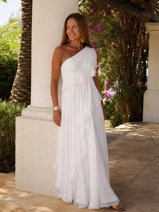 Talia | Cascading Ruffle Maxi Dress