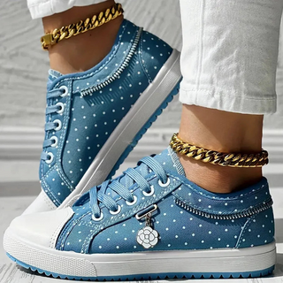 Cara | Elegant Floral Print Sneakers