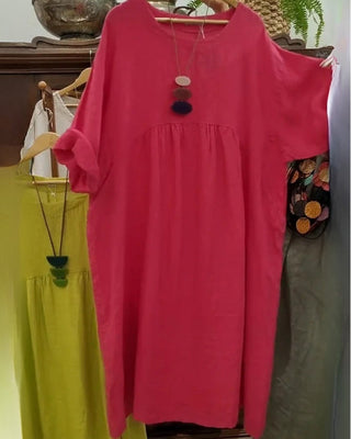 ENID | COMFORTABLE WIDE DRESS WITH BELLY COVERAGE