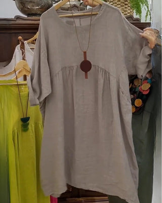 ENID | COMFORTABLE WIDE DRESS WITH BELLY COVERAGE