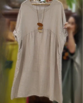 ENID | COMFORTABLE WIDE DRESS WITH BELLY COVERAGE