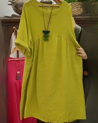 ENID | COMFORTABLE WIDE DRESS WITH BELLY COVERAGE