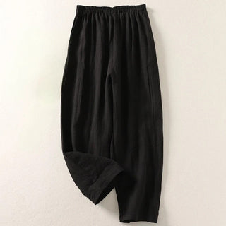 FLORENCE | FLUID COTTON BLEND WIDE-LEG TROUSERS