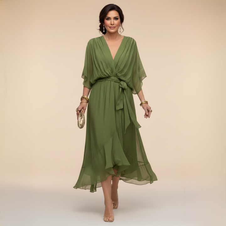 Mona | V Neck Dress