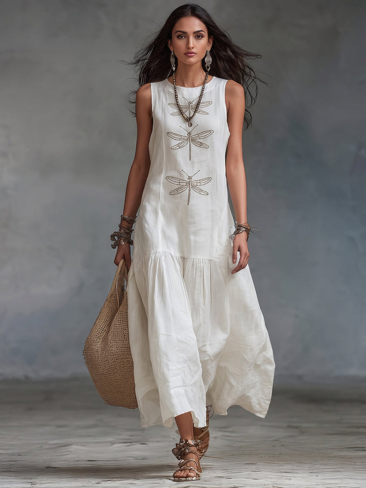 ROSAMOND | SLEEVELESS MAXI DRESS