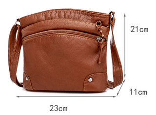 CELINE | LEATHER SHOULDER BAG