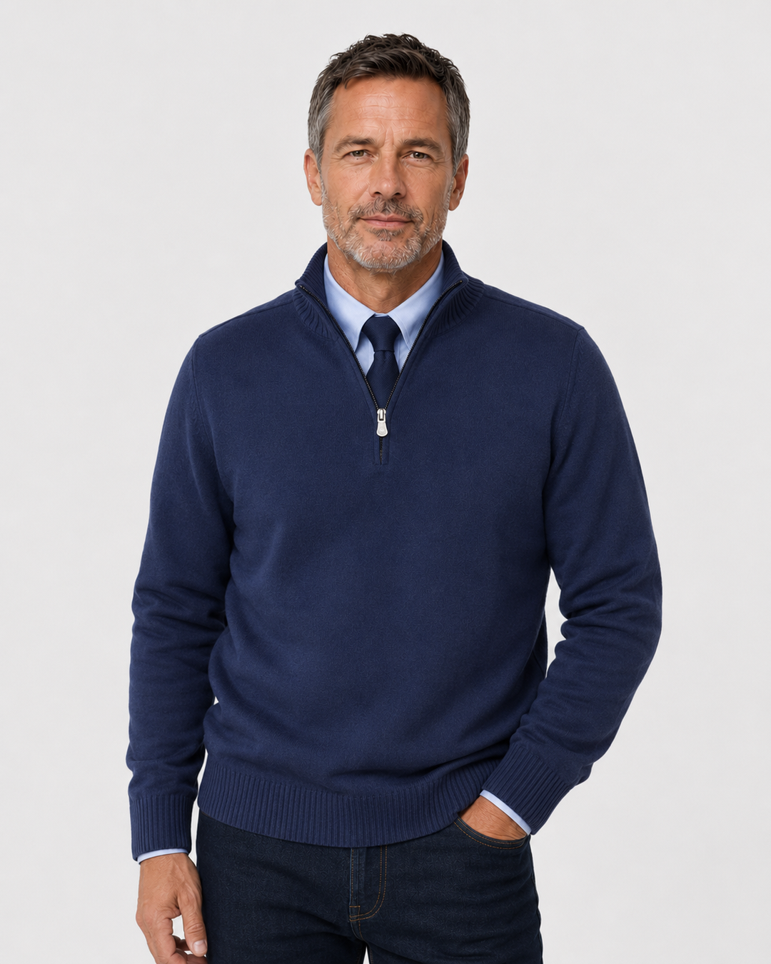 Classic Quarter-Zip Sweater