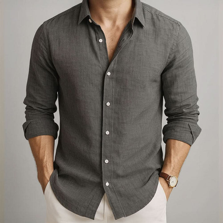 LEO SOFT-TOUCH LINEN SHIRT