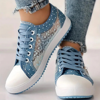 Cara | Elegant Floral Print Sneakers