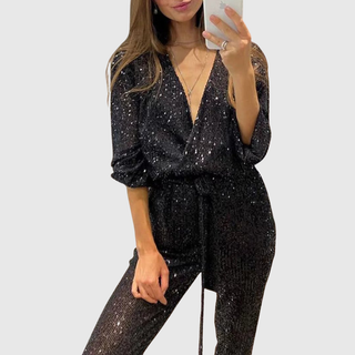 Aralyn | Sparkling Party Jumpsuit