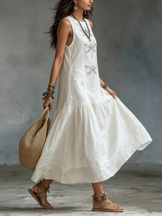 ROSAMOND | SLEEVELESS MAXI DRESS
