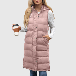 LIFIA | CASUAL SLEEVELESS HOODED VEST