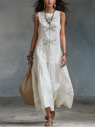 ROSAMOND | SLEEVELESS MAXI DRESS