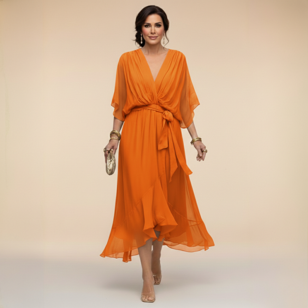 Mona | V Neck Dress