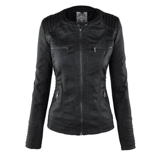 Monica | Robust and Elegant Leather Jacket