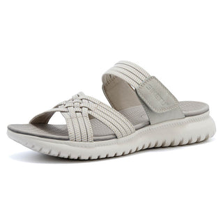 AVA | WOVEN STRAP ORTHOPEDIC SLIDE SANDALS