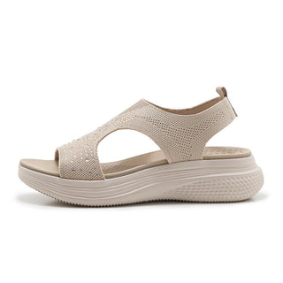STELLA | RHINESTONE CUSHIONED ORTHOPEDIC SANDALS