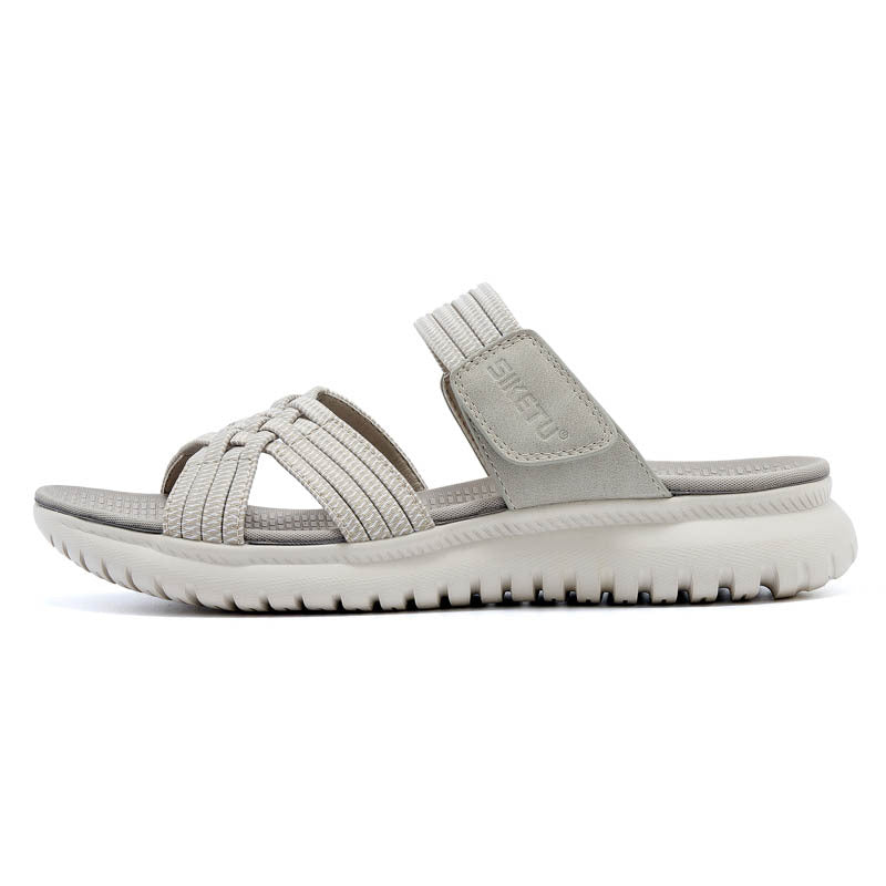 AVA | WOVEN STRAP ORTHOPEDIC SLIDE SANDALS