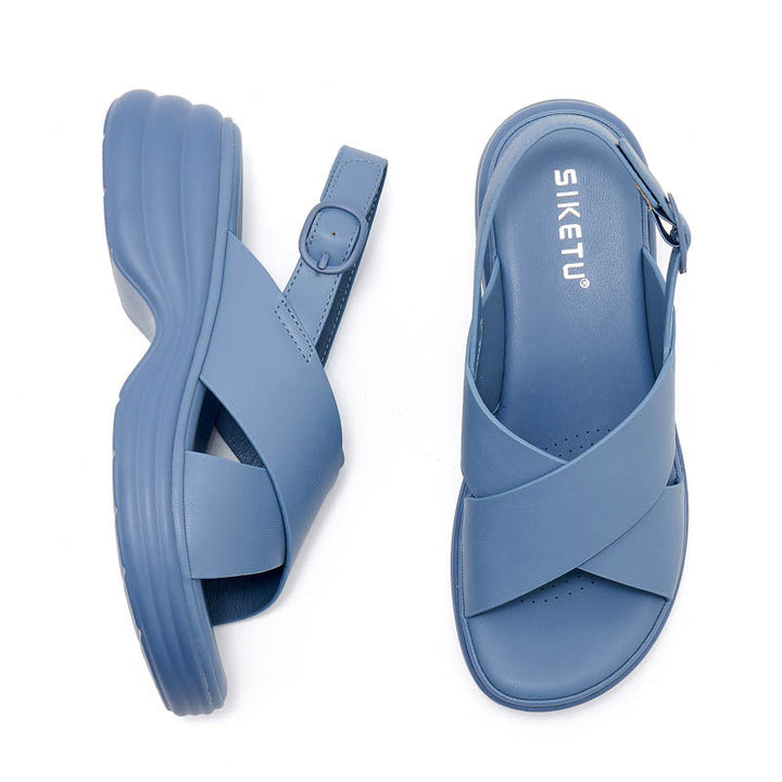 CHARLOTTE | CROSSOVER PLATFORM ORTHOPEDIC SANDALS