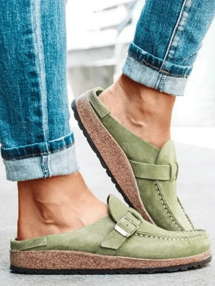 CHARLOTTE | BUCKLE COMFORT CLOGS