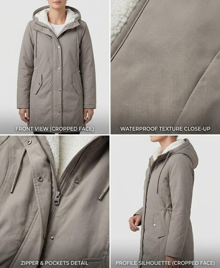 Cordelia™ | Cosy Hooded Weatherproof Coat