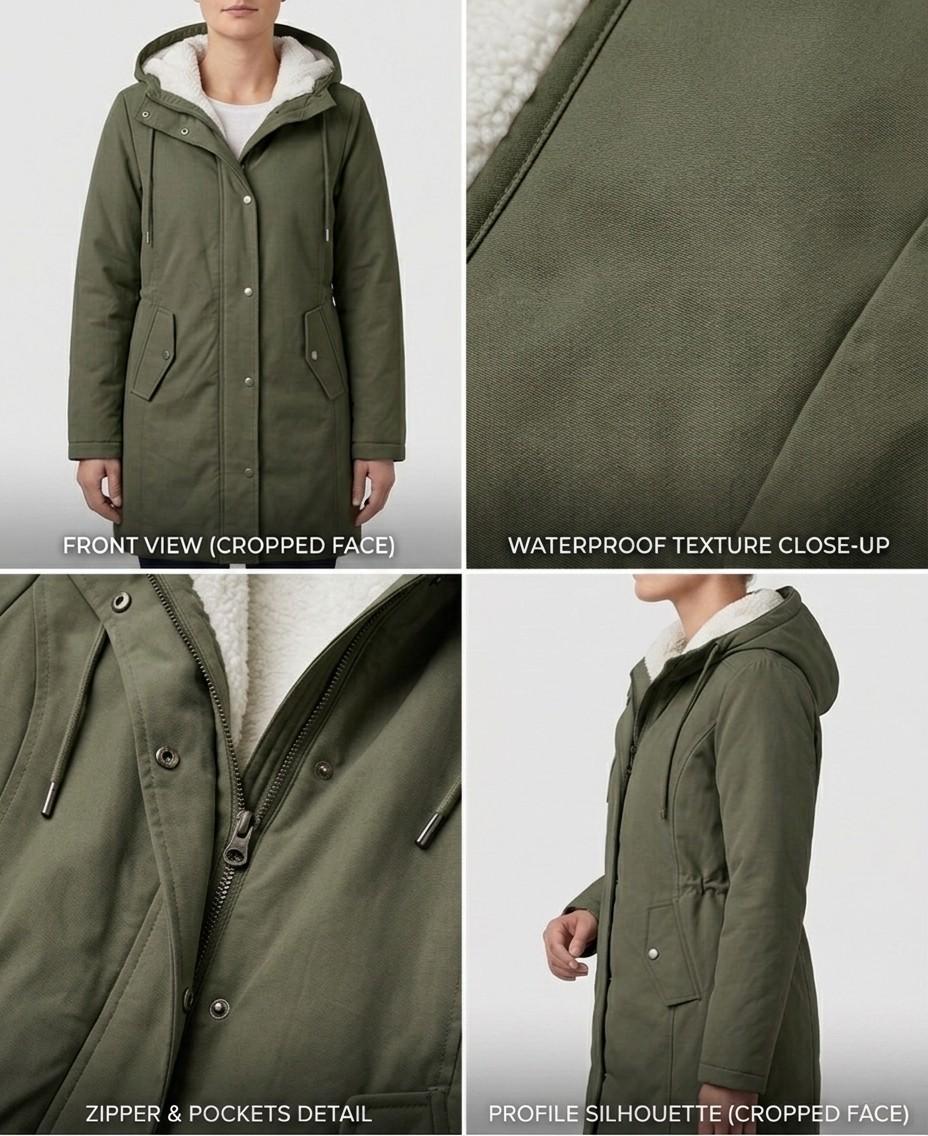 Constance™ | Cosy Hooded Weatherproof Coat