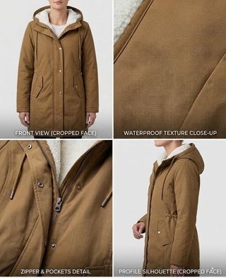 Constance™ | Cosy Hooded Weatherproof Coat