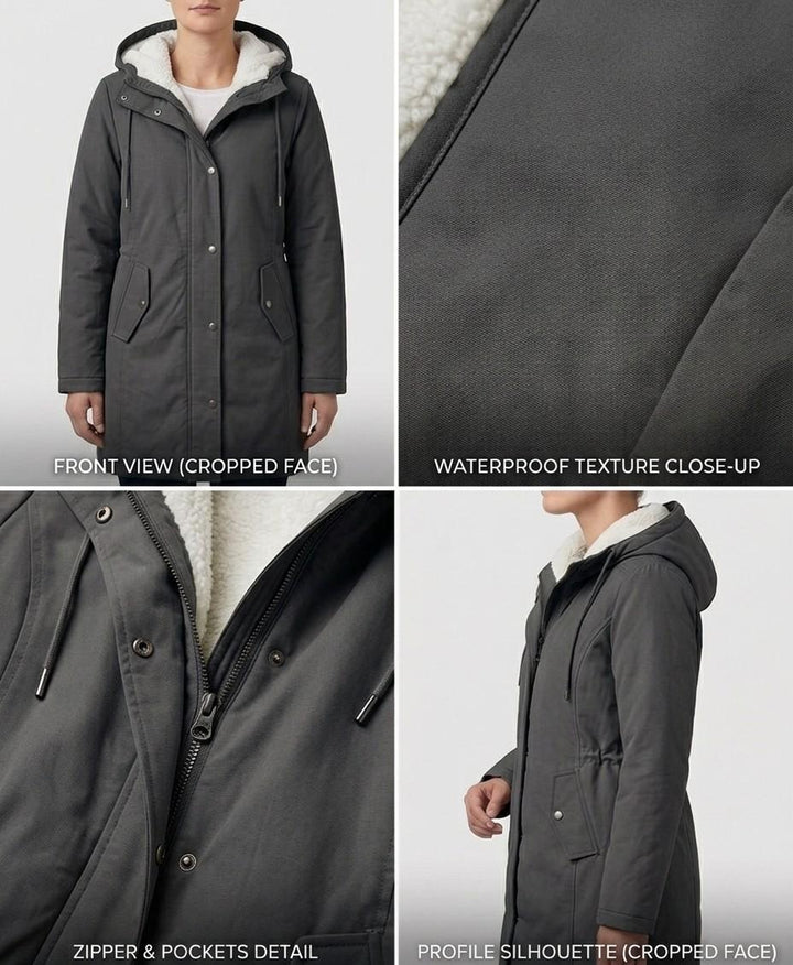 Cordelia™ | Cosy Hooded Weatherproof Coat