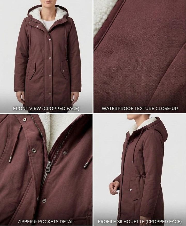 Constance™ | Cosy Hooded Weatherproof Coat