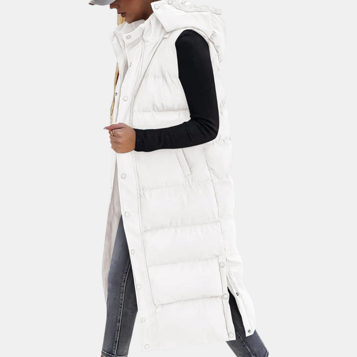 AUDREY | Maxi Hooded Puffer Gilet