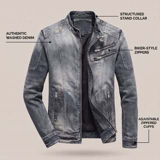 ALESSIO RETRO DENIM JACKET