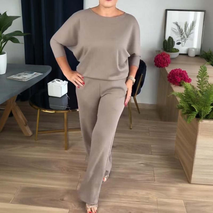ROSEMARY | ELEGANT THREE-PIECE CARDIGAN, TOP & WIDE-LEG TROUSER SET