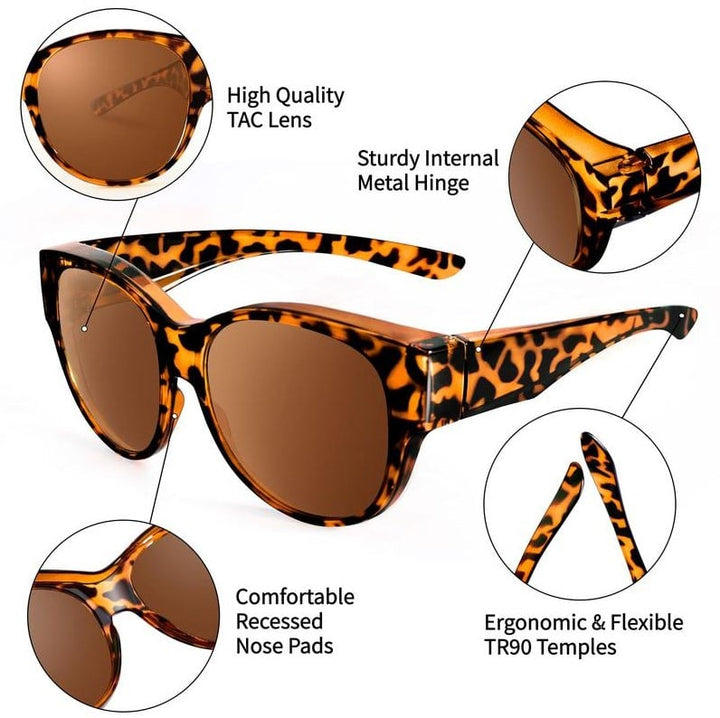 IRIS | POLARISED CAT EYE SUNGLASSES WITH UV400 (1+1 FREE)