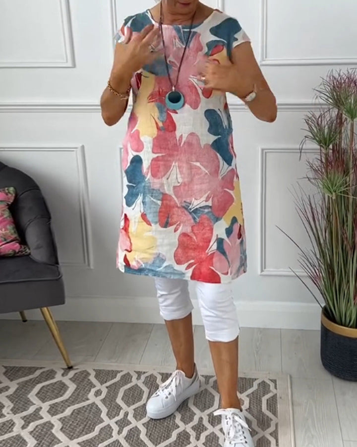 ANDREA | CASUAL FLORAL DRESS