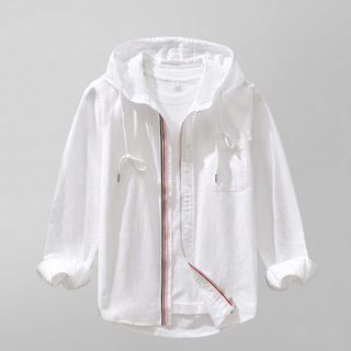 CASA LINEN HOODIE
