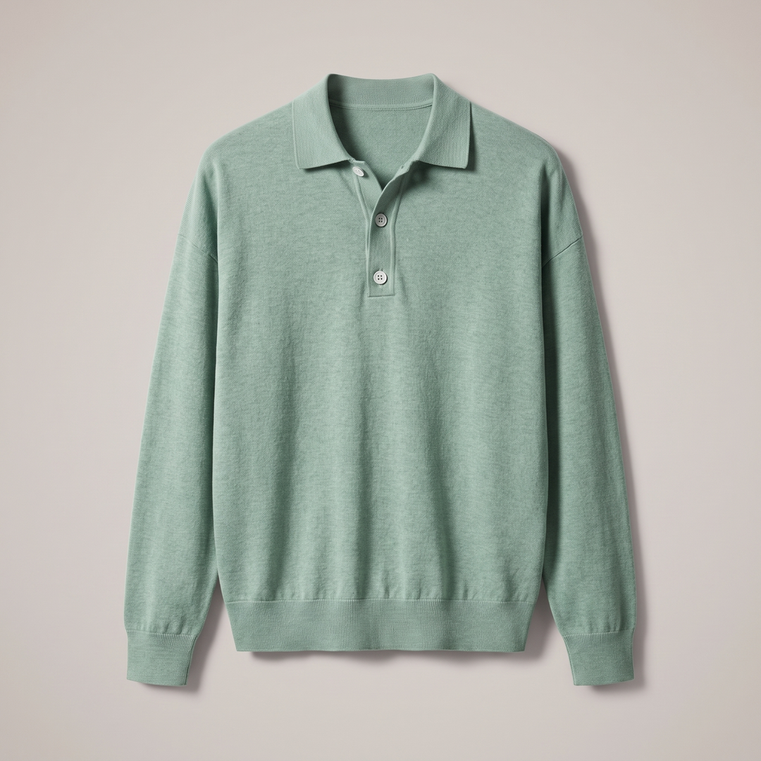 CORVIN WOOL POLO SHIRT