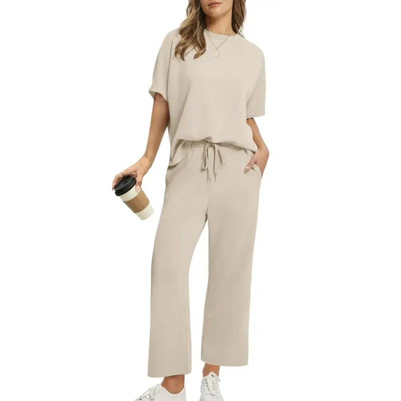 VANESSA | RELAXED RIBBED TOP & TROUSER SET