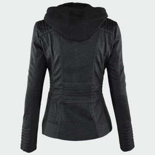 Gia - Leather Biker Jacket